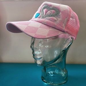 NEW 💕 Cute 💕 Y2K Hearts, Sparkles And Diamond Trucker Hat